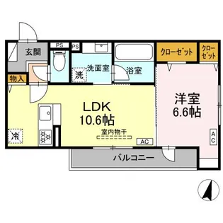 ブルマーレ湘南台【2階】の間取り
