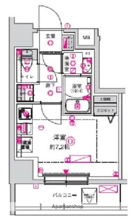 CREST TAPP川崎港町【3階】の間取り