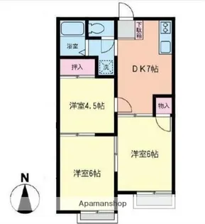 第一フジヒルズ【1階】の間取り