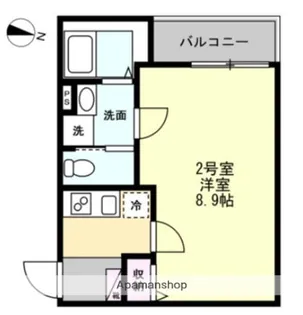 ベイルームプレミア横浜鴨居【2階】の間取り