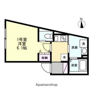 アネット三ツ境【1階】の間取り