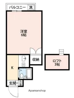 リベルタ馬堀海岸【2階】の間取り