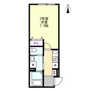 アネット大和【1階】の間取り