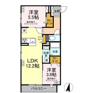 ラヴェンナ【3階】の間取り