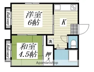 ヴィラK&M【2階】の間取り