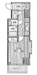 レジディア蒲田【12階】の間取り