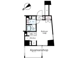 ARTESSIMO LINK DI SERA【11階】の間取り