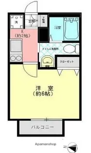 B’CASA YOKOHAMA MINAMI【1階】の間取り
