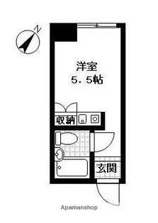 森島ビルⅡ【4階】の間取り