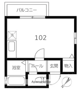 MMハイツ参番館【1階】の間取り