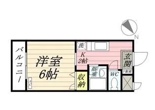 EXCELCOURT124ーB【2階】の間取り