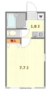 ラピュータ西横浜【2階】の間取り