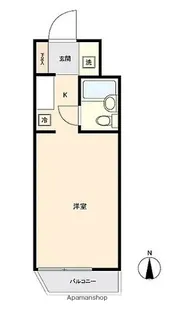 スカイコート横浜大口【3階】の間取り