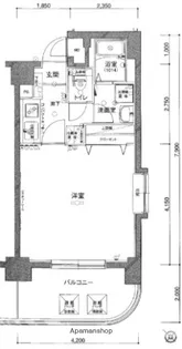 グリフィン新横浜・伍番館【4階】の間取り