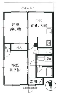 エクセラーサ【2階】の間取り