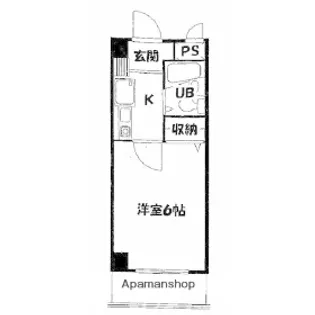 ハイツアオキ第3【5階】の間取り