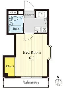 フローリッシュ東白楽【4階】の間取り