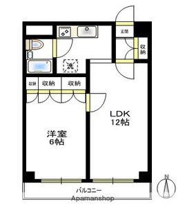 サングレイス吉野町【5階】の間取り