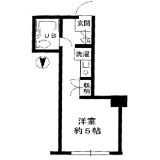 ダイヤモンドレジデンス中央【2階】の間取り
