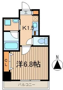 パティーナ川崎【7階】の間取り