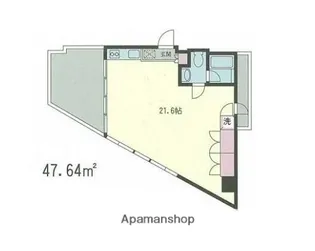 北幸ぐうはうすA棟【3階】の間取り