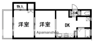 オメガスクエア【3階】の間取り