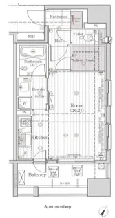 レグラス川崎【4階】の間取り