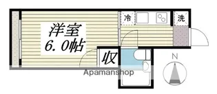 コスモ百合丘【1階】の間取り