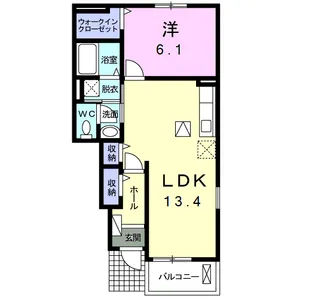パルテール A【1階】の間取り