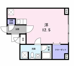 デライトコート Ⅵ【1階】の間取り