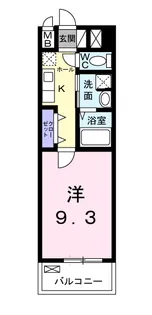 グランコリーヌ.K【4階】の間取り