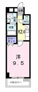 ノーブル・コーケ・横浜【2階】の間取り