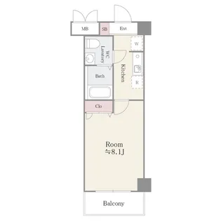 イーリス ネオ【4階】の間取り