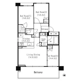 パークアクシス大船【4階】の間取り