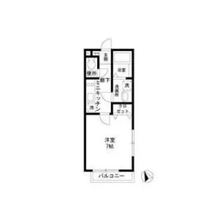 メゾン太陽II【1階】の間取り