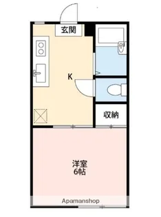シェルコート飯倉参番館【2階】の間取り