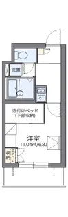 レオパレスシェル都Ⅲ【1階】の間取り