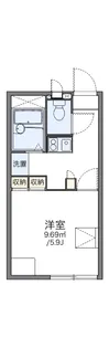 レオパレスミーテ【2階】の間取り