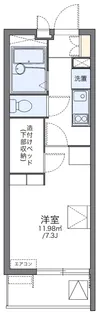 レオパレスディアコートF【3階】の間取り