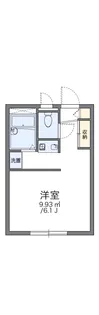 レオパレスマ・メゾンティーワイズ【2階】の間取り