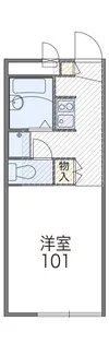 レオパレスファザーンB【1階】の間取り