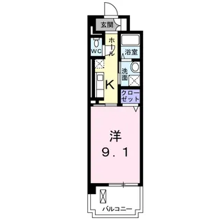 オペルビューMJ【1階】の間取り
