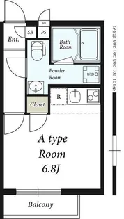 リブリ・平間【3階】の間取り