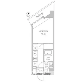 レジディア横濱関内【7階】の間取り