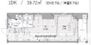 デュオ・スカーラ関内【6階】の間取り