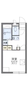 レオパレス都司 ハウス【103号室】の間取り