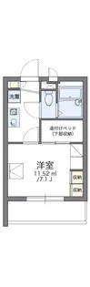 レオパレスエスポワール【1階】の間取り