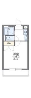 レオパレスベルヴィル湘南【2階】の間取り