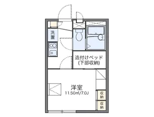 レオパレスシンアイ【2階】の間取り