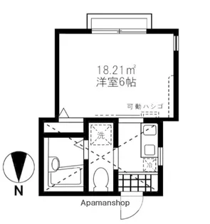 モンステラ妙蓮寺B【2階】の間取り